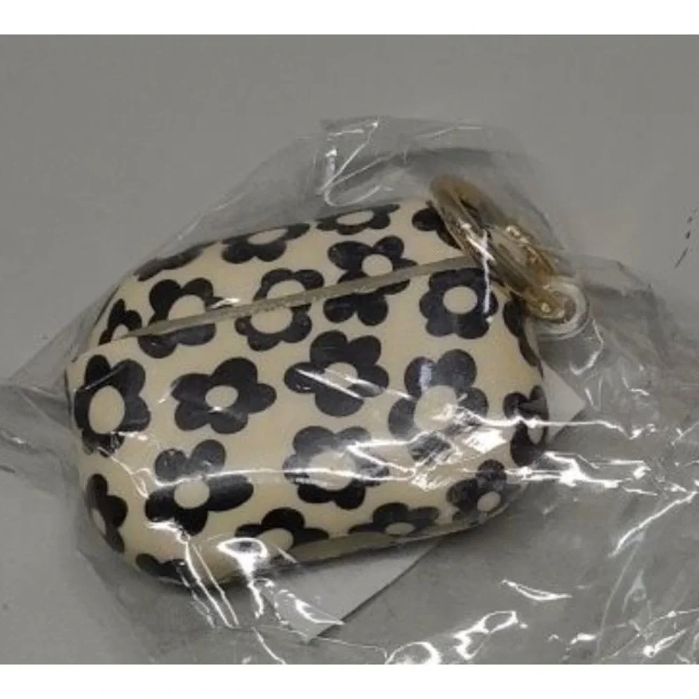 AirPods Pro 2nd 1st Gen Case Cover Floral Daisy Keychain Shockproof‎ Cream